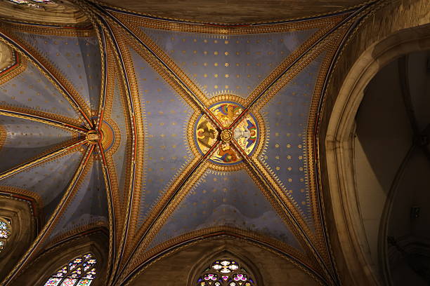 Inside decoration of beautiful medieval church