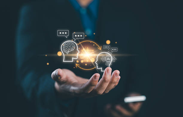 istock Justice and laws concept. AI ethics or AI law, developing AI codes of ethics. Regulation, Compliance, standard and business policy. Businessman using smartphone with law technology on virtual screen. 2217555981