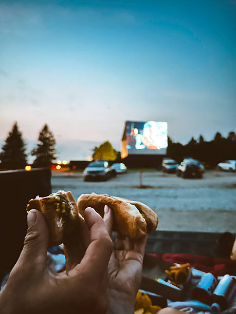 Drive in movie date night