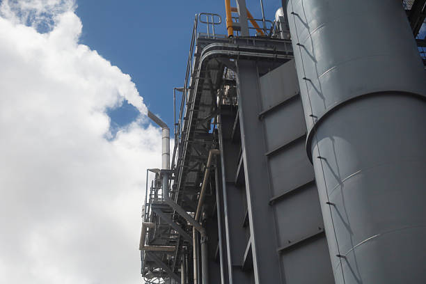 istock Traditional Power Plant with Clean Emissions-Free Operation 2217577192
