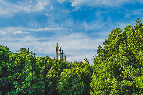 istock Coastal Nature Meets Industry in Balikpapan 2217593765