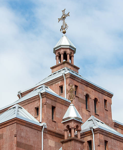 istock A church steeple with a cross on top 2217599971