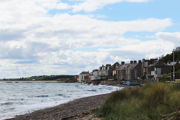 istock Village on the sea 2217601208