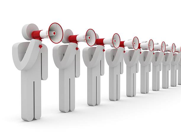 istock Megaphone communication message leadership marketing customer 2217608894