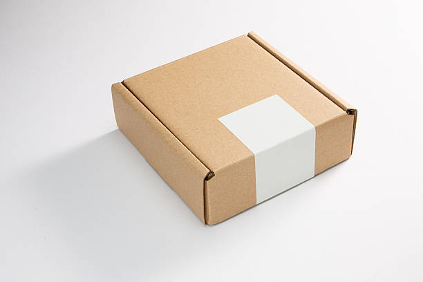 istock Brown cardboard box isolated on white background 2217609508
