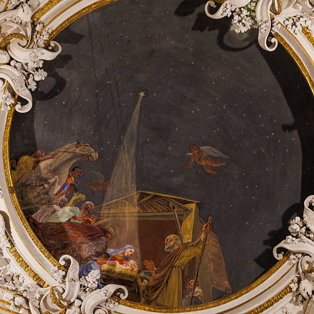 istock Nativity Mural in Italian Church 2217610415