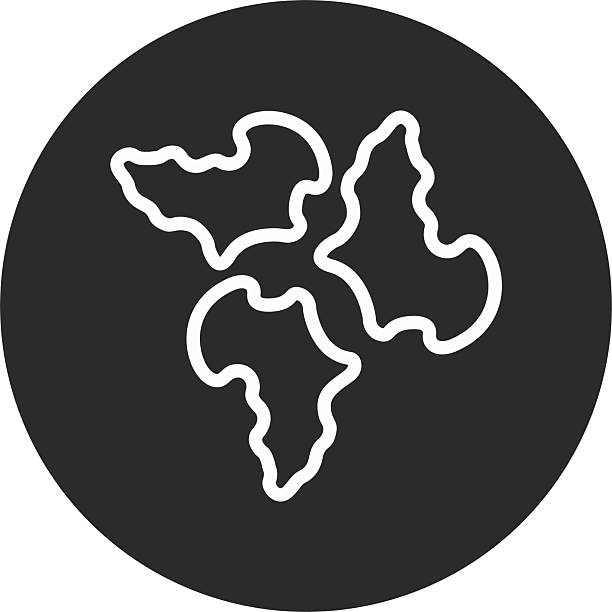 World Map Inverted Circle Black Stock Download Image Now World Map Inverted Circle Black 