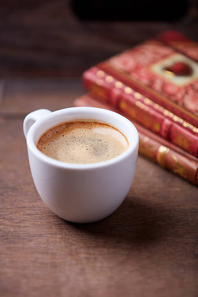 istock Cup of coffee on wooden background. Soft focus. Copy space. 2217621711