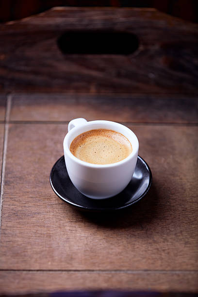istock Cup of coffee on wooden background. Soft focus. Copy space. 2217621718