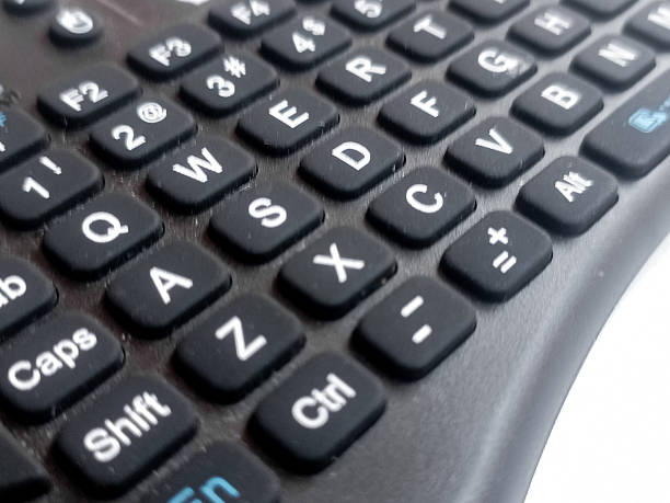 istock Close-up of computer keyboard on white Background 2217624035