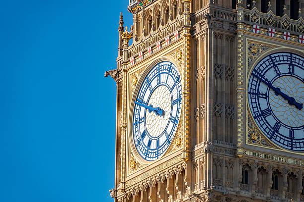 istock Clock Face on Big Ben at Westminster, London 2217625606