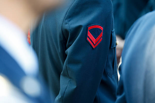 retro police uniform
