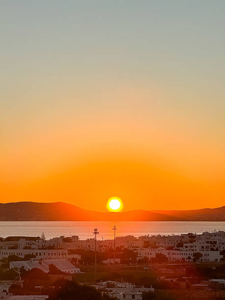 istock Sunset from Naxos island, Greece 2217630084