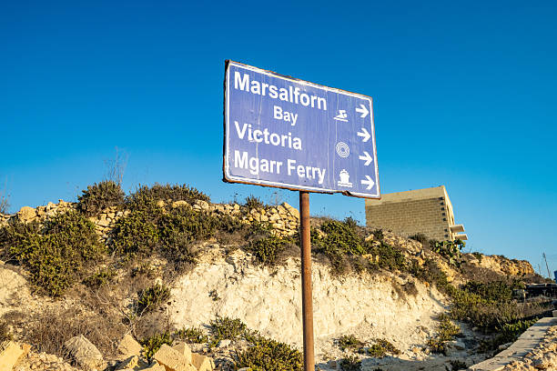 istock Directional Sign to Victoria on Gozo, Malta 2217632946