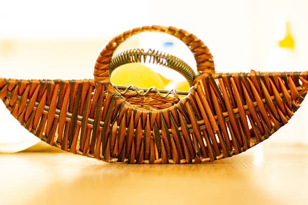 Small fruit basket made of wood