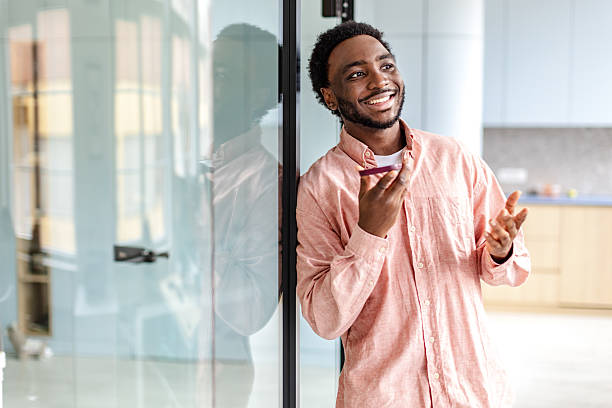 istock Young businessman demonstrating confidence and success while working in a modern office environment 2217637114