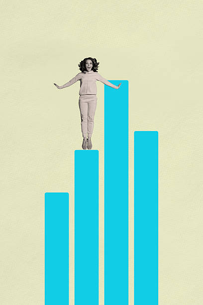 istock Collage of people office tools arrow chart symbolizing business growth earnings teamwork career development 2217638307