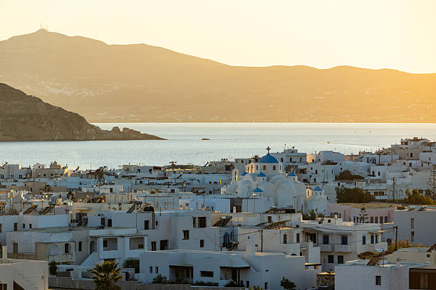 istock Sunset from Naxos island, Greece 2217638388