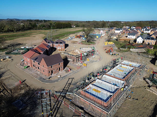 istock aerial view of a construction site 2217641790