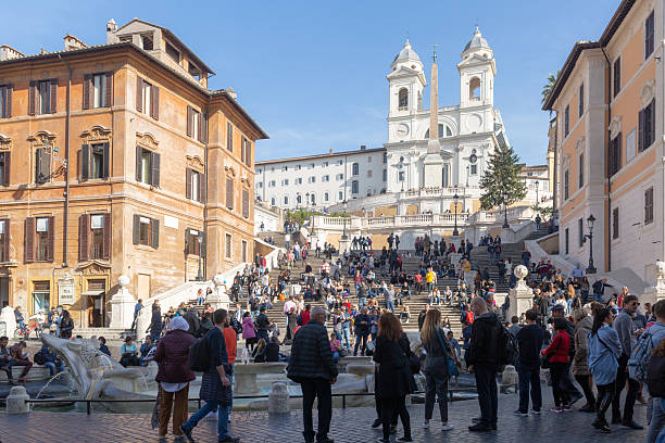 istock Rome's Trinita dei Monti 2217643428