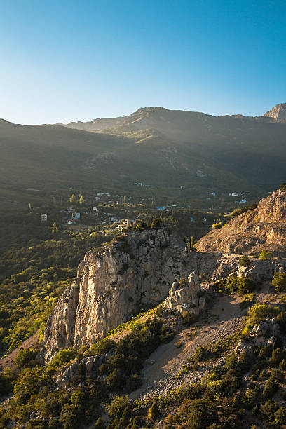 istock Golden hillside landscape, Mount Koshka, Crimea 2217645126