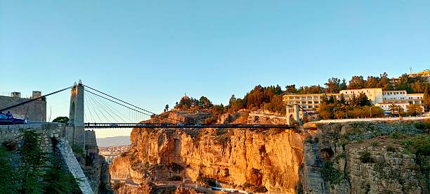 istock Sidi M’Cid Suspension Bridge at Sunset. Constantine, Algeria 2217646896