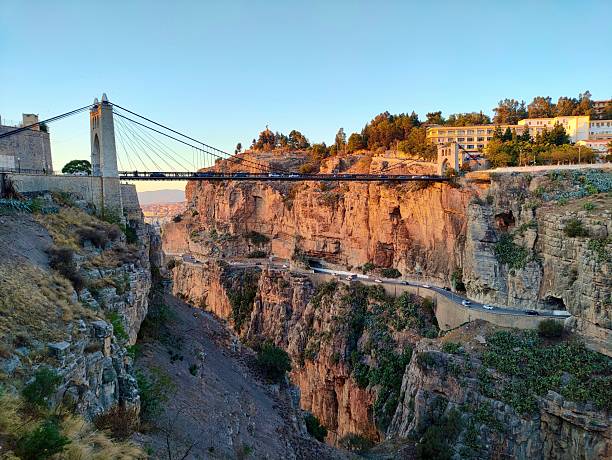 istock Sidi M’Cid Suspension Bridge at Sunset. Constantine, Algeria 2217646916