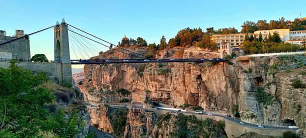 istock Sidi M’Cid Suspension Bridge at Sunset. Constantine, Algeria 2217646929