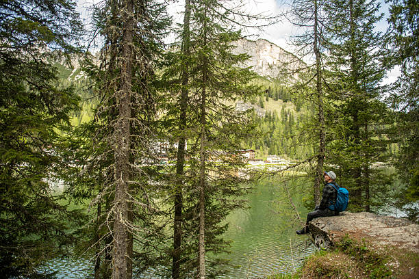 istock Man hiking in the mountains 2217647042