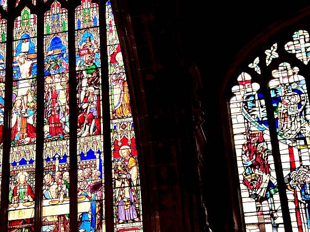 istock Stained glass windows in a cathedral at Newcastle Upon Tyne 2217647981