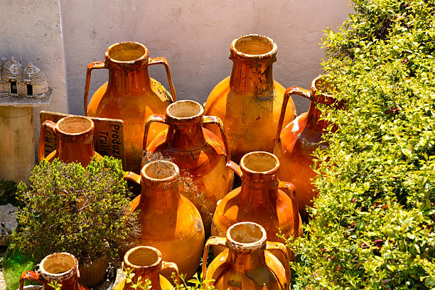 istock Capase or Capasoni, the wine containers used in Puglia 2217649150