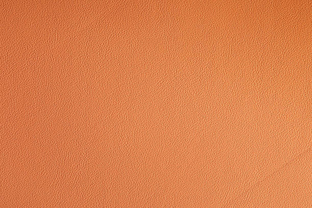 Macro texture of orange leather material