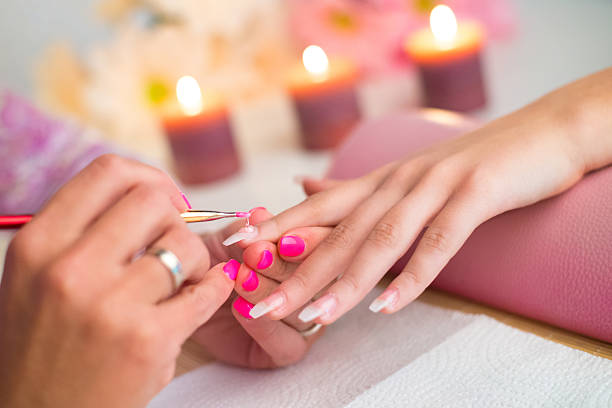 istock Manicure process in a professional beauty salon 2217666006