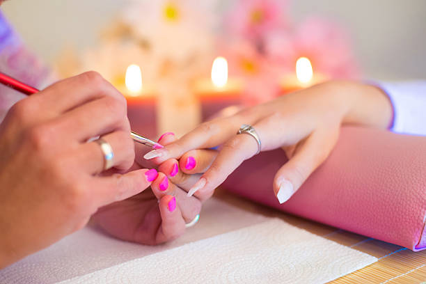 istock Manicure process in a professional beauty salon 2217666015