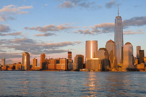 istock Sunset Over Manhattan Skyline 2217668602