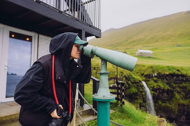 istock Overlooking Dramatic Mountain Landscapes of Faroe Islands 2217669019