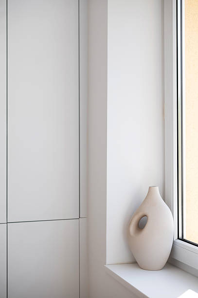 istock Modern Ceramic Vase on Minimalist Window Sill 2217670965