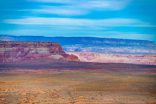 One of the Teepees With Colorful Layers of Sedimentary Rock in Petrified Forest National Park Arizona