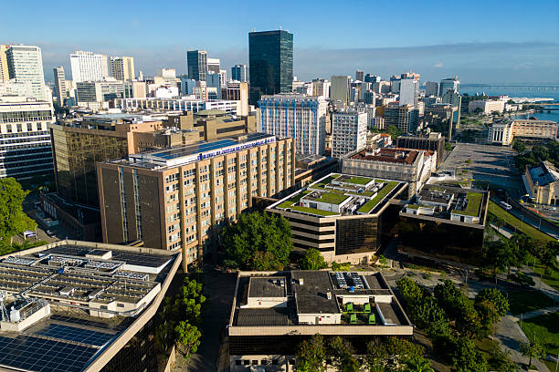 Rio de Janeiro Downtown Aerial View