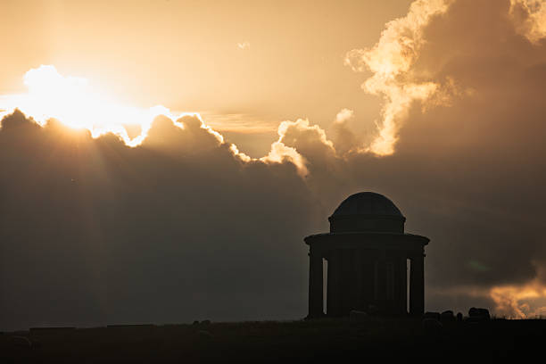 istock Brightling temple sunset high weald 2217687369
