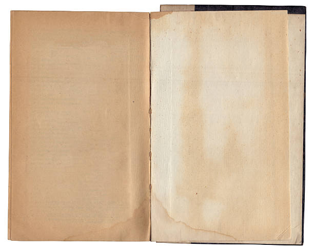 istock Vintage empty background of old book paper texture isolated 2217688476