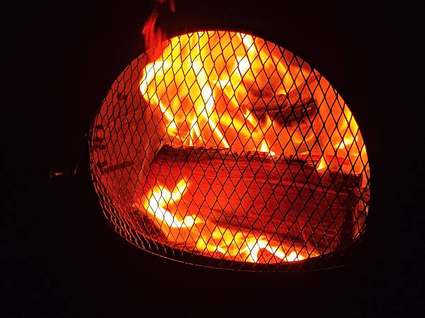 istock Fire inside A Chiminea, South Wales UK. 2217692198