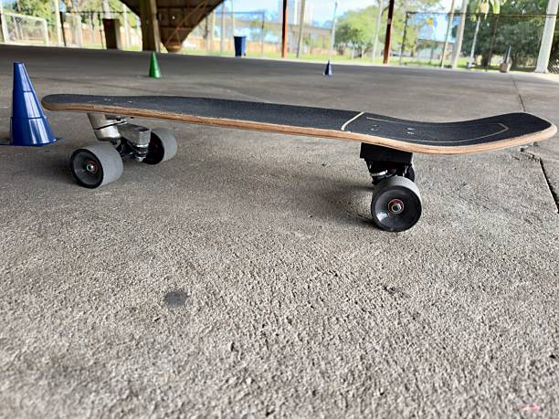 istock SurfSkate ready on the starting line, symbolizing attitude, freedom and new beginnings. A vibrant image for adventure, sport and motivation campaigns. 2217693346