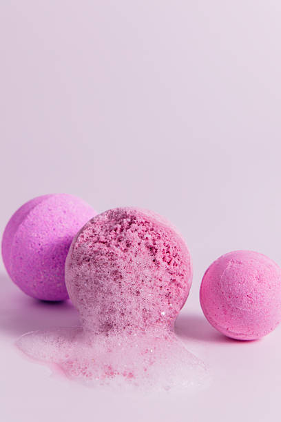 istock Colorful bath bombs creating a relaxing atmosphere in a spa setting 2217693688