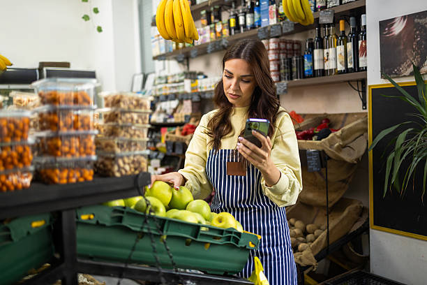 istock Young shop owner sourcing fresh items for her store 2217694742