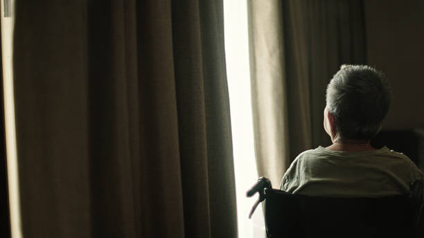 istock Elderly on wheelchair. 2217703185