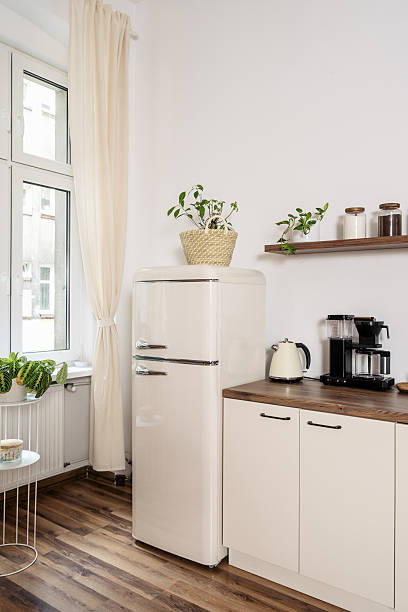 istock Cozy boho living room featuring modern kitchen and charming decor details 2217713883
