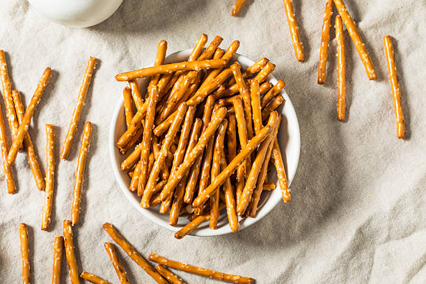 istock Organic Salty Pretzel Sticks 2217717096