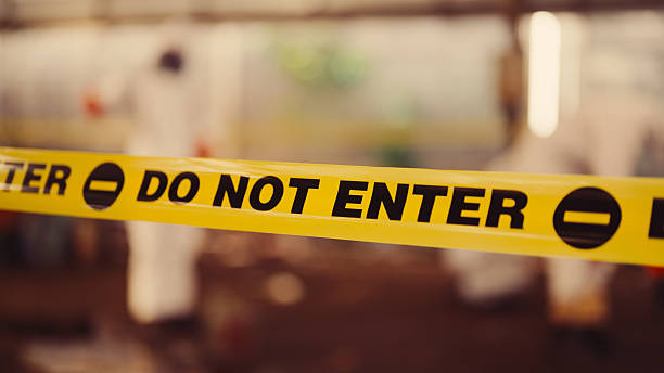istock Ecologist collecting hazardous samples in contaminated area 2217741101