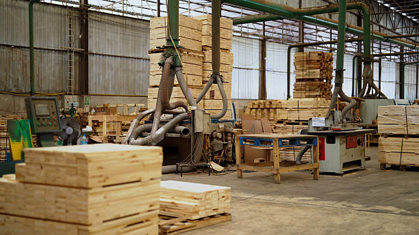 istock Prefab sawmills for cutting wood 2217741981